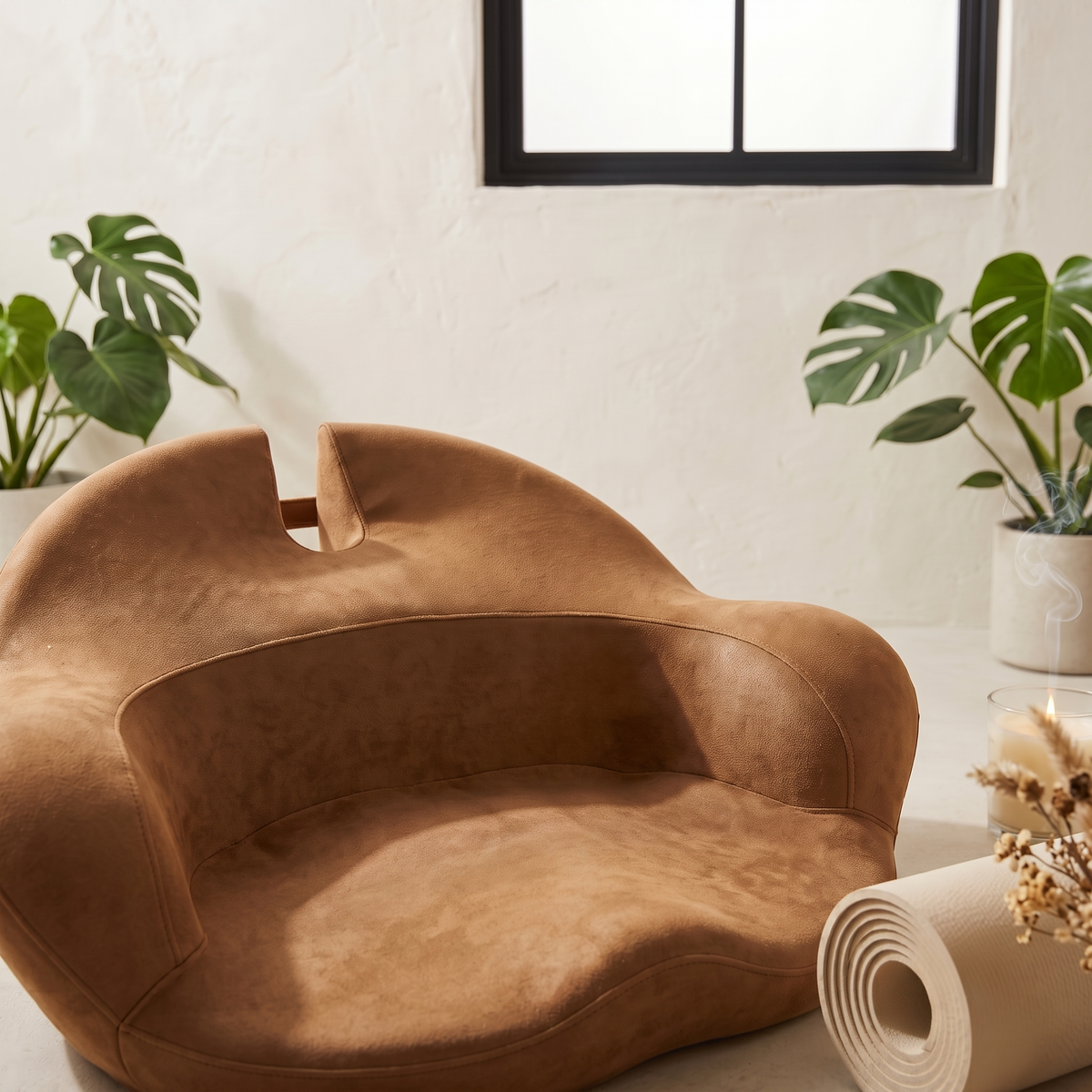 Ergonomic Meditation Floor Chair with Back Support | The Still Practice