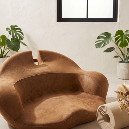 Ergonomic Meditation Floor Chair with Back Support | The Still Practice
