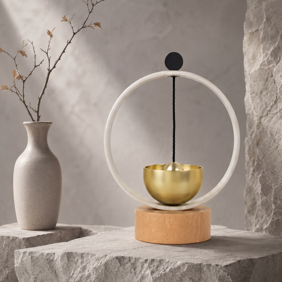 Minimalist Zen Meditation Bell | Mindfulness & Sound Healing