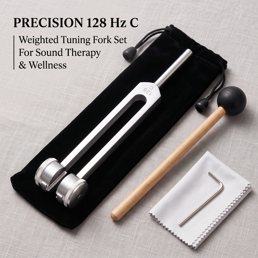 Premium Tuning Fork Set – Sound Therapy Kit for Meditation, Mindfulness & Relaxation