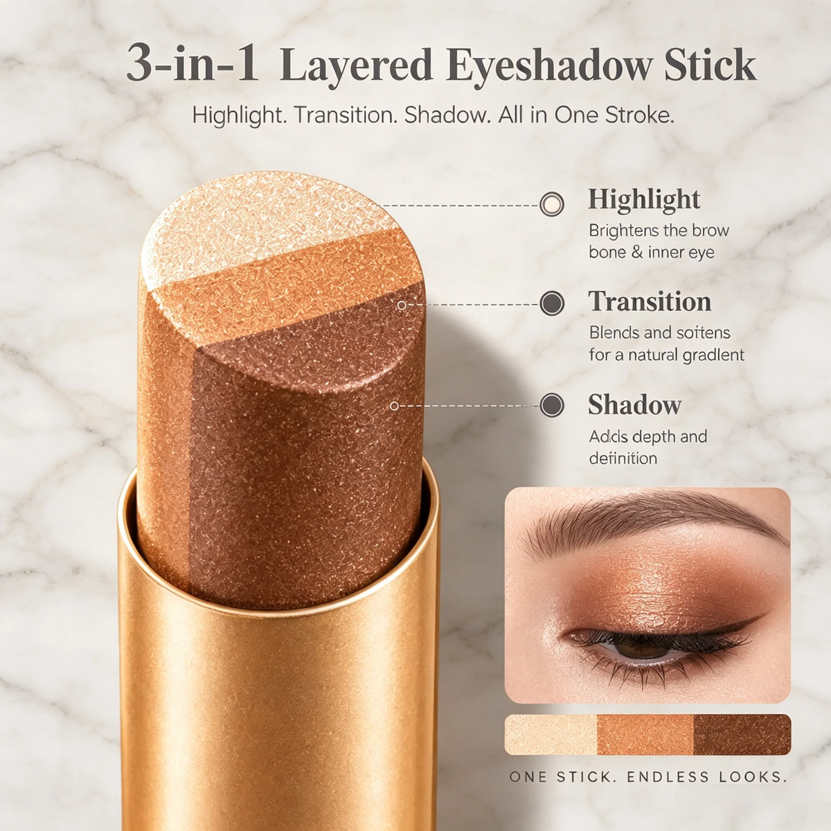 💥3 Color Eyeshadow Stick